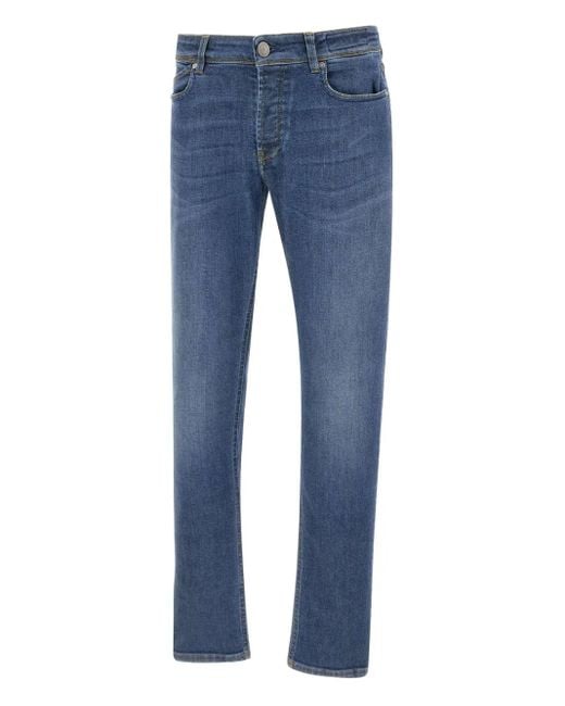 Re-hash Blue Rubens B Five-Pockets Jeans for men
