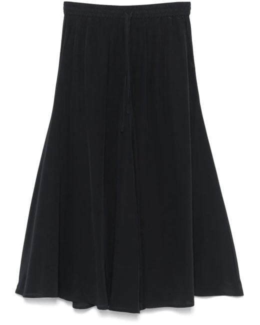 P.A.R.O.S.H. Sweet Midi-Rok in het Black