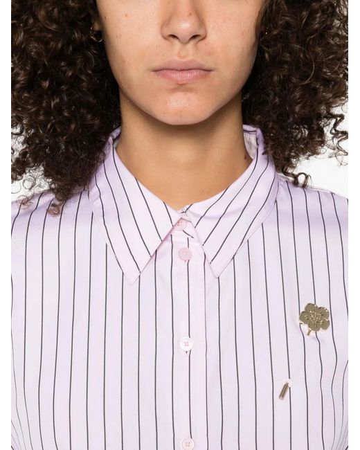 KENZO White Striped Shirt