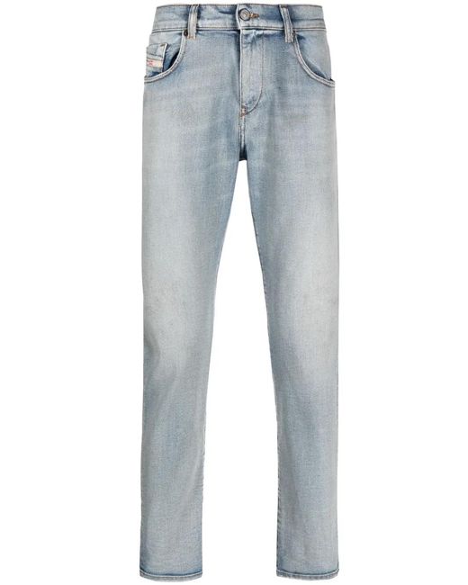 DIESEL Blue Slim-Cut 2019 D-Strukt Jeans for men