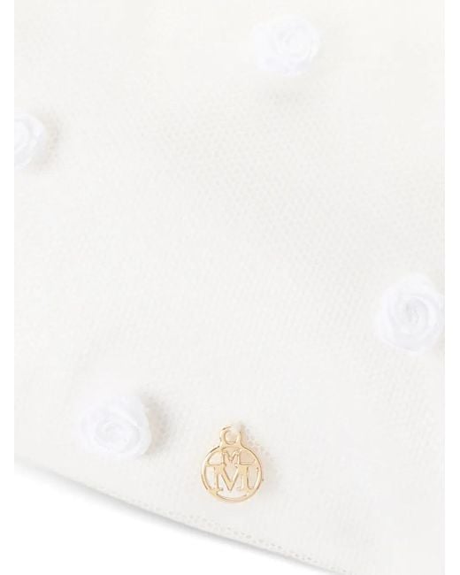 Maison Michel White Emy Beret