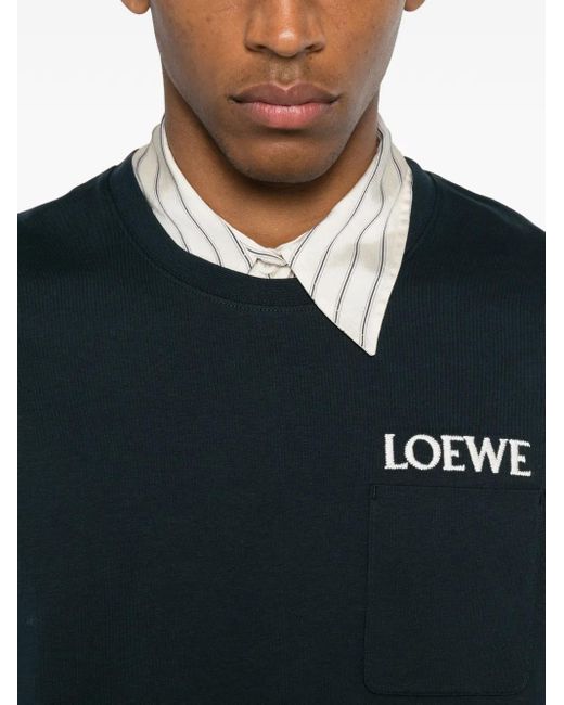 Loewe Black Relaxed Fit T-Shirt for men