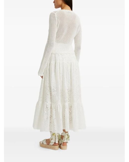 Erdem White Klassischer Cardigan