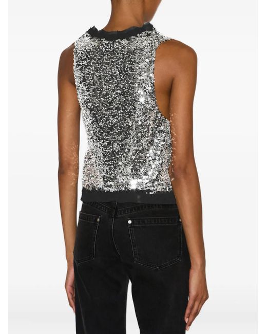 Isabel Marant Tahina スパンコール トップ Black