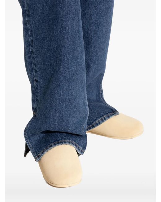 Ugg Natural Mules À Doublure En Peau Lainée
