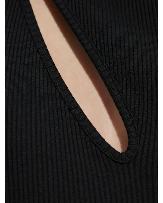 Amiri ワンショルダートップ Black