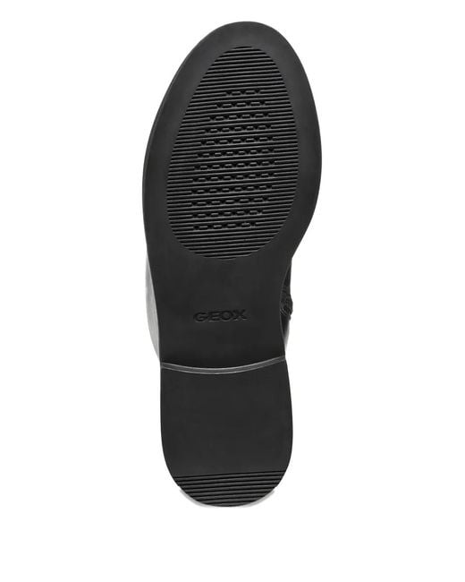Geox Black 35Mm Serilda Buckled Knee-High Boots