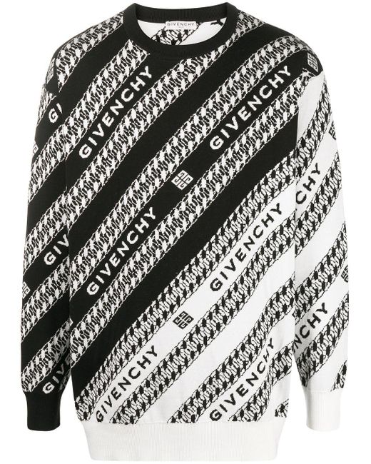 Givenchy Baumwolle Pullover mit Ketten-Print in Schwarz für Herren | Lyst AT