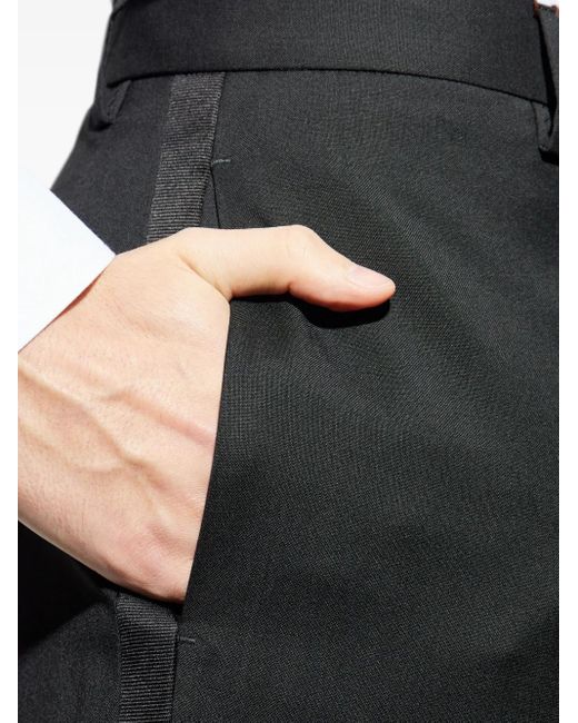 Etro Black Side-Stripe Trousers for men