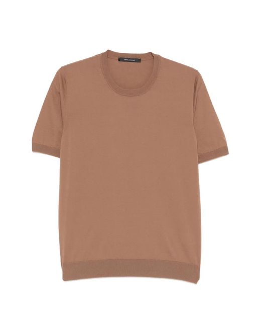 Tagliatore Brown Pull À Col Rond for men