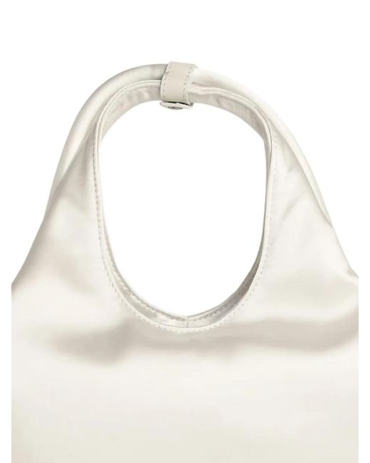 Coperni White Mini Folded Tote Bag