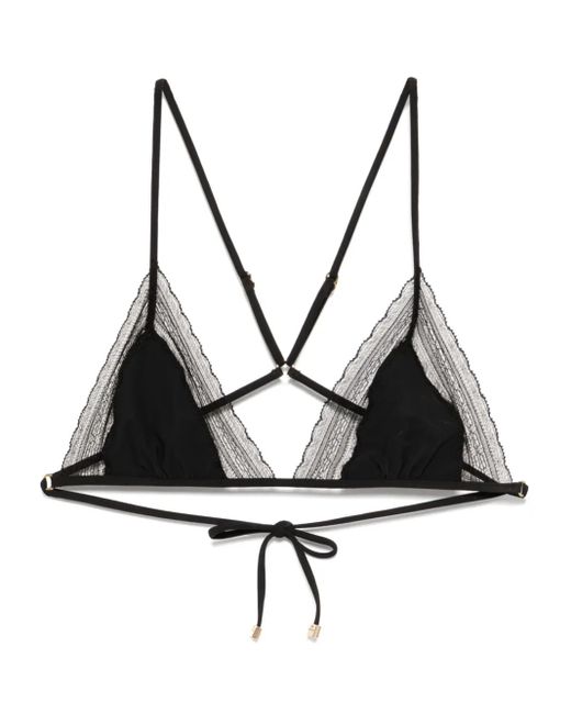Kiki de Montparnasse レース ビキニトップ Black