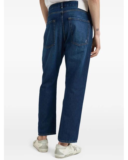 ICON DENIM Blue Buttoned Jeans for men