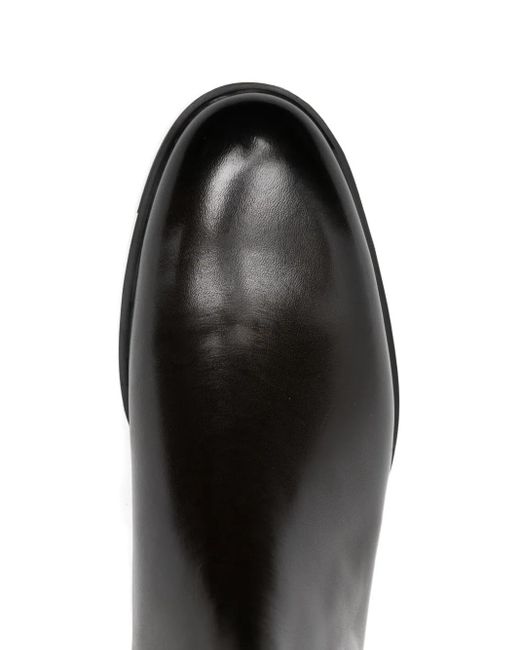 Corneliani Black Pull-Tab Chelsea Boots for men