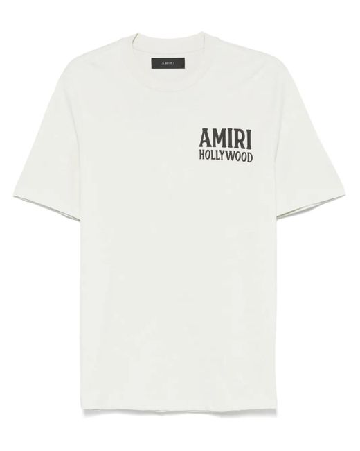 メンズ Amiri Jazz Wolf Tシャツ White