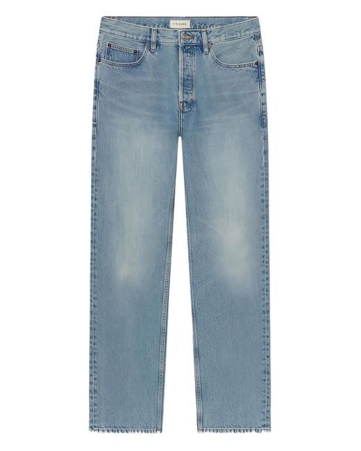 FRAME Blue Cotton Jeans for men