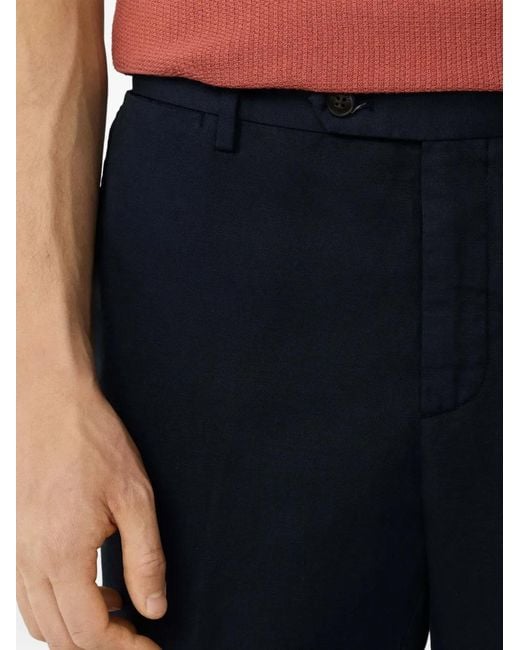 Hackett Blue Kensington Slim-Fit Chinos for men