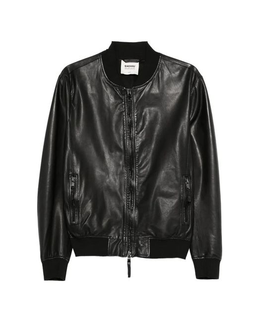 S.W.O.R.D Black Zip Pocket Jacket for men