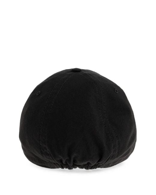 Versace Black Logo-Patch Baseball Cap