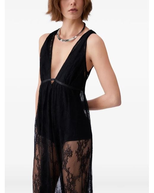 Liu Jo Black Chantilly Lace Dress