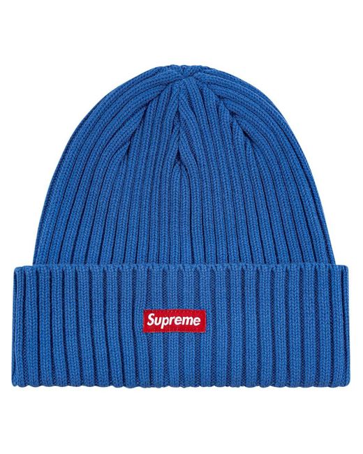 Supreme Overdyed Ribbed Knit Beanie in 