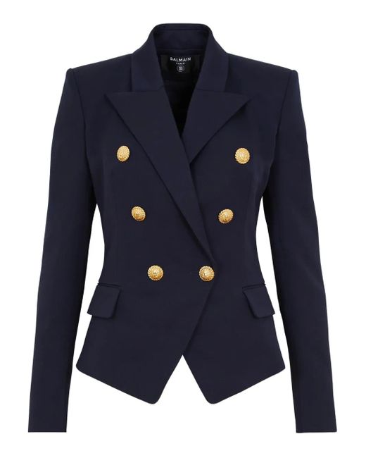 Balmain ダブルジャケット Blue