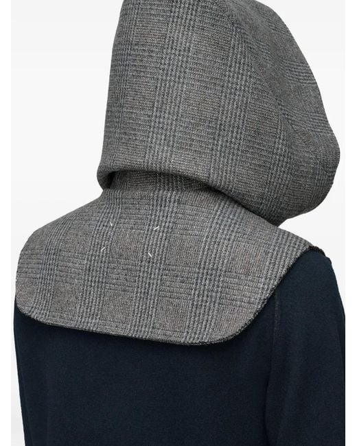 Sciarpa A Quadri di Maison Margiela in Gray da Uomo