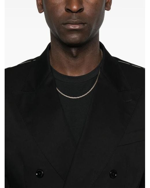 Dolce & Gabbana Black Double-Breasted Blazer for men
