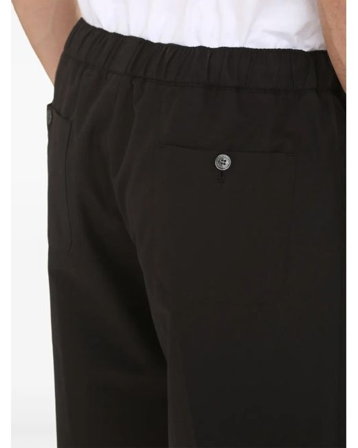 Bermudas con botones Alexander McQueen de hombre de color Black