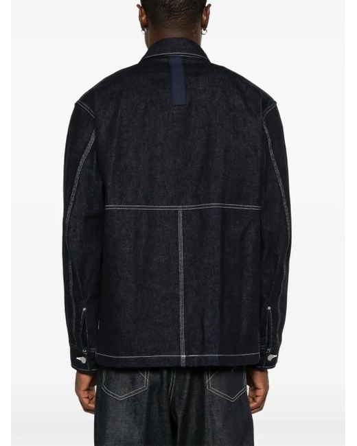 Junya Watanabe Blue Collaborative Denim Jacket for men