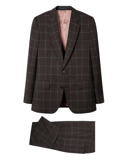 Paul Smith Karierter Anzug in Black für Herren