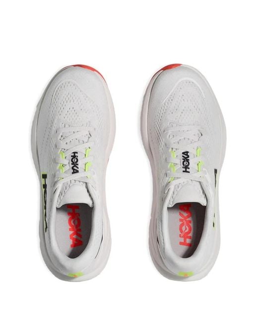 Hoka One One White Rincon 4 Sneakers