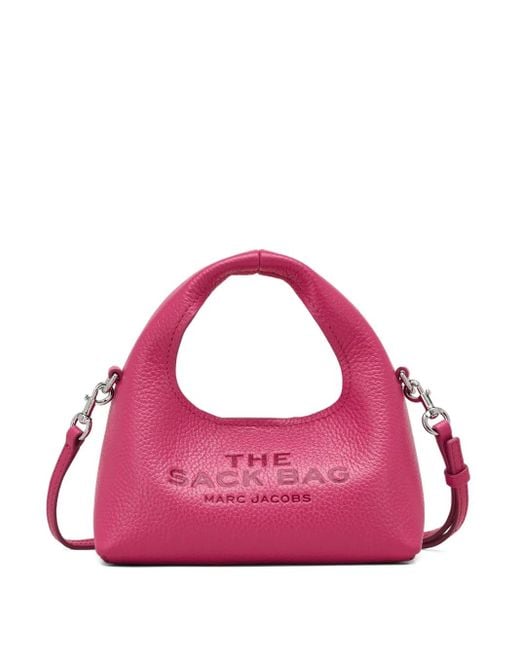Marc Jacobs Pink Micro The Sack Crossbody Bag