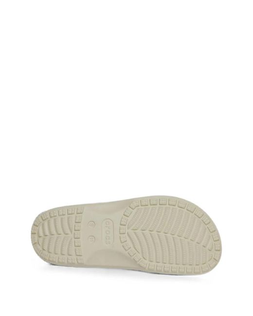 CROCSTM White Classic Perforated Boat Shoes for men