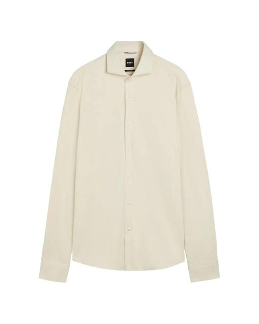 Boss White Regular Shirt for men