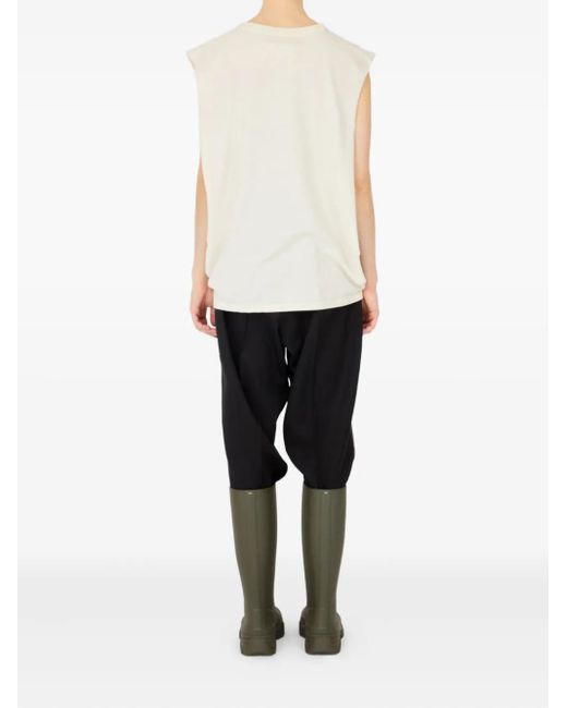Maison Margiela Katoenen Tanktop in het White