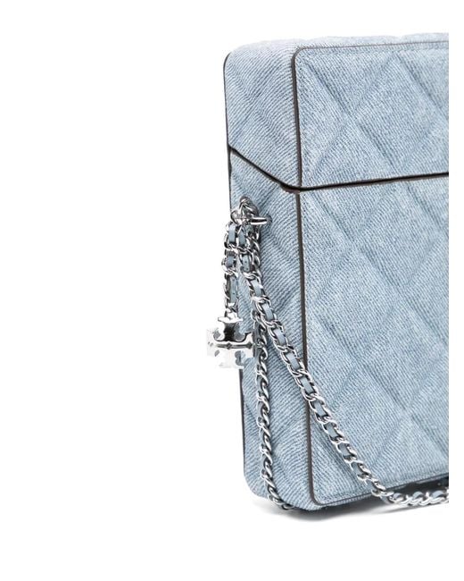 Tory Burch Blue Fleming Handytasche
