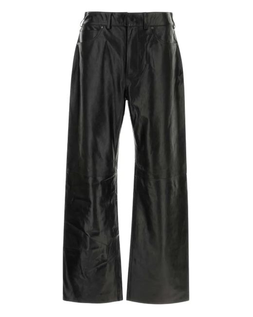 Entire studios Black Leather Trousers