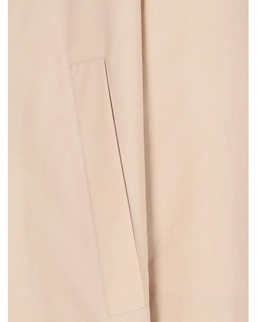 Jil Sander Natural Logo-Print Coat for men