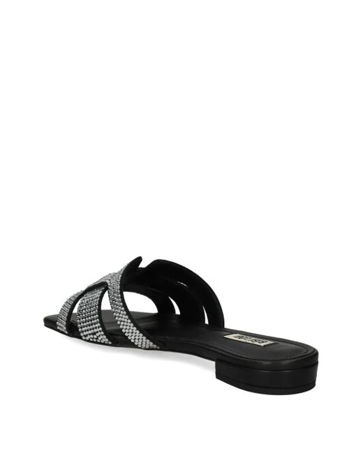Bibi Lou Black Sandalen mit Schmucksteinen