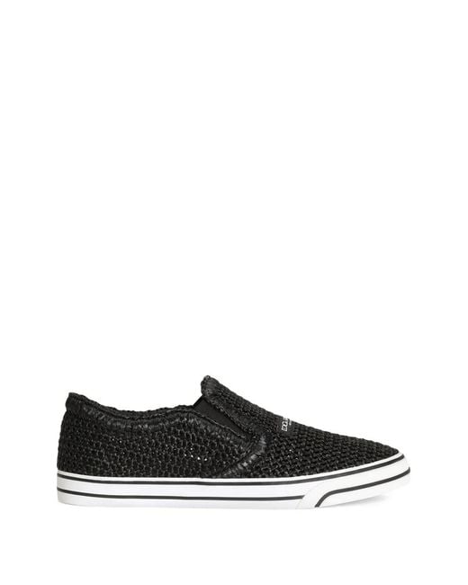 Dolce & Gabbana Black Dg Sailing Sneakers for men