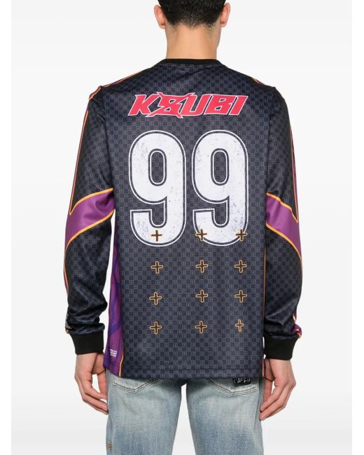 Ksubi Black Stringer Moto Jersey for men