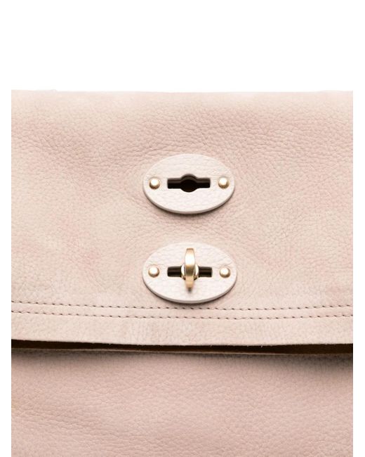 Zanellato Pink Medium A'Spasso Stud-Detail Tote Bag