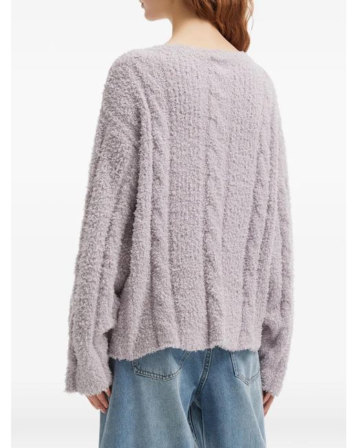 B+ AB Purple Long-Sleeve Sweater