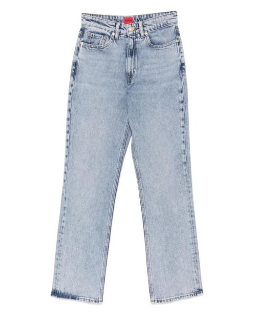 HUGO Blue Jeans mit geradem Bein