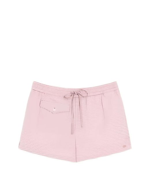 Valentino Garavani Pink Check Pattern Shorts