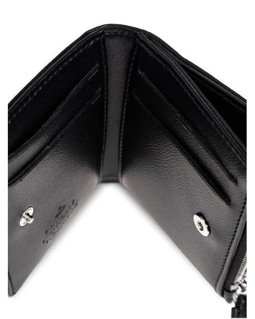 Vivienne Westwood Black Orb Zip Wallet