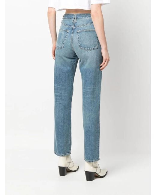 SLVRLAKE Denim Blue London Straight-Leg Jeans