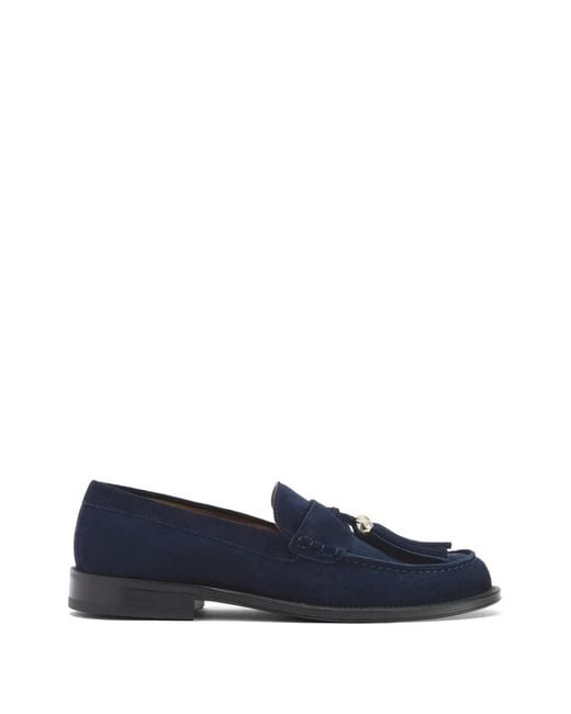 Giuseppe Zanotti Blue Gz-Mit Tassels Loafers for men