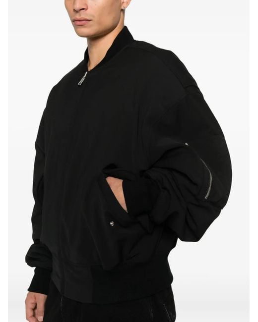 Entire studios Black Zip-Fastening Jacket
